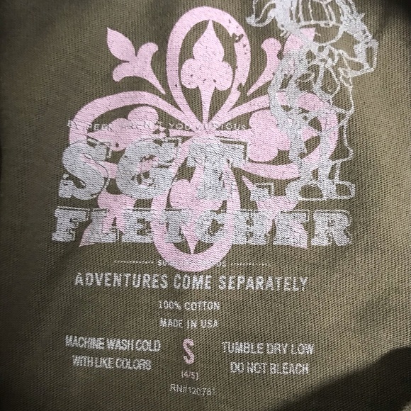 Sgt. Fletcher Girls Brown Sleeveless Top - Small - Picture 4 of 4